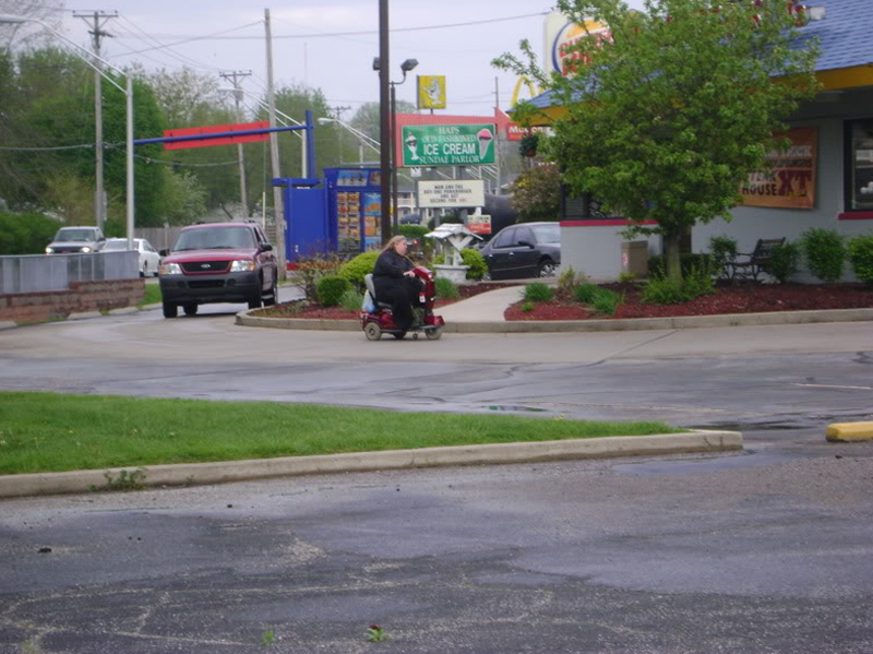 Illustration for article titled Hoveround-Bound Obese Woman Takes Trip To BK Drive-Thru